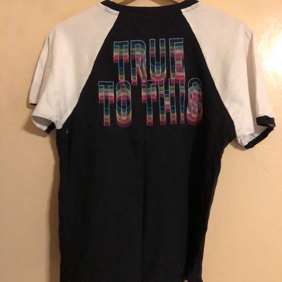 Volcom Unisex Black White Penny Tee Short Sleeve - Picture 3 of 5